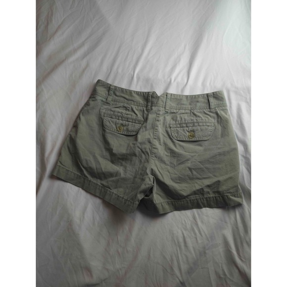 Ann Taylor Loft Khaki Casual Chino Shorts Womens Size 8 Green Preppy Casual - Picture 7 of 7